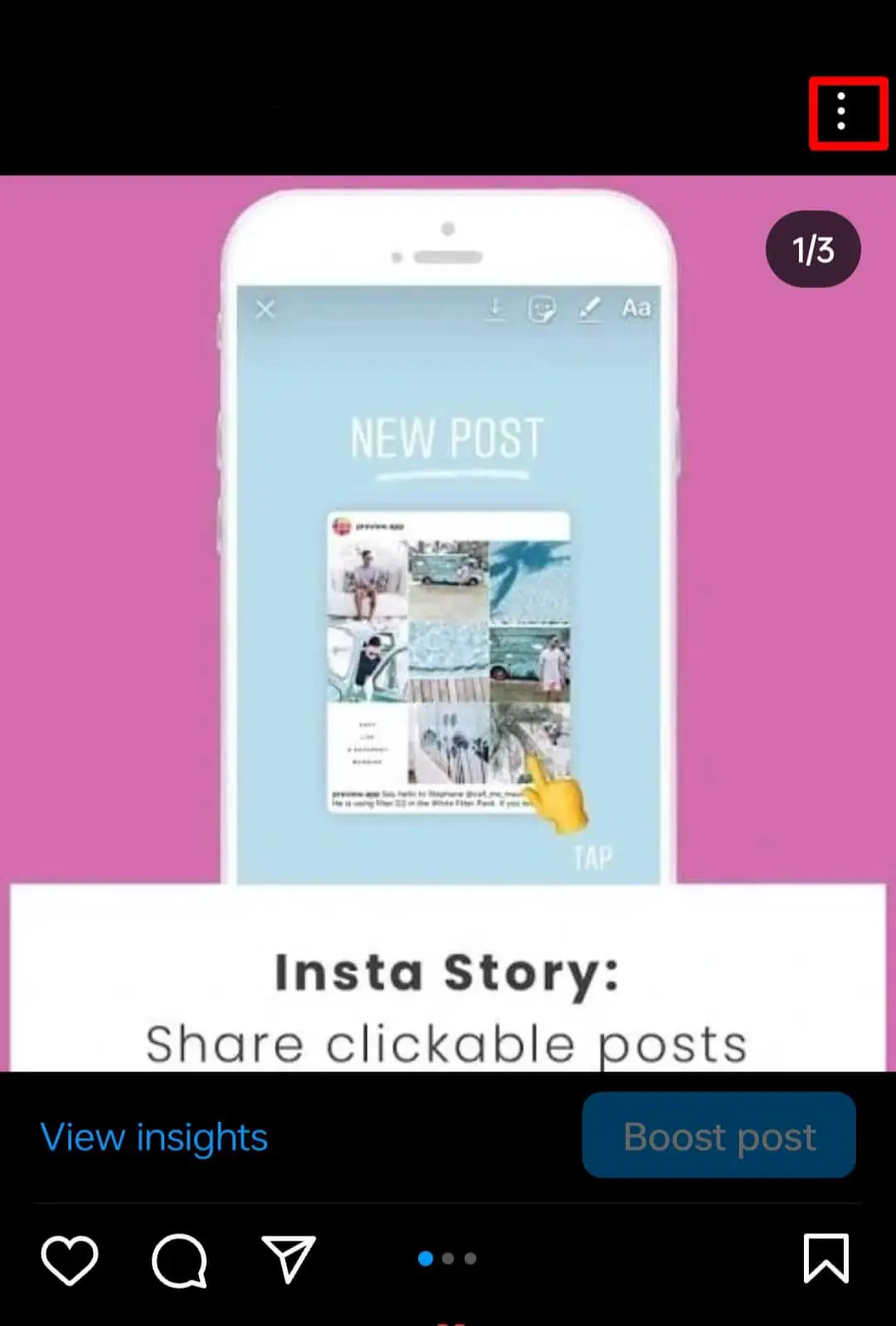 ¿Cómo reorganizar las publicaciones de Instagram?