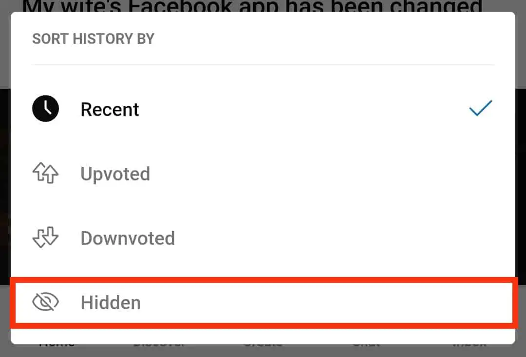 ¿Qué hace "Hide" en Reddit?