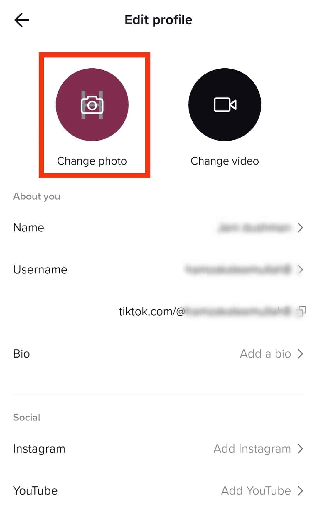 Cómo eliminar tu foto de perfil en TikTok