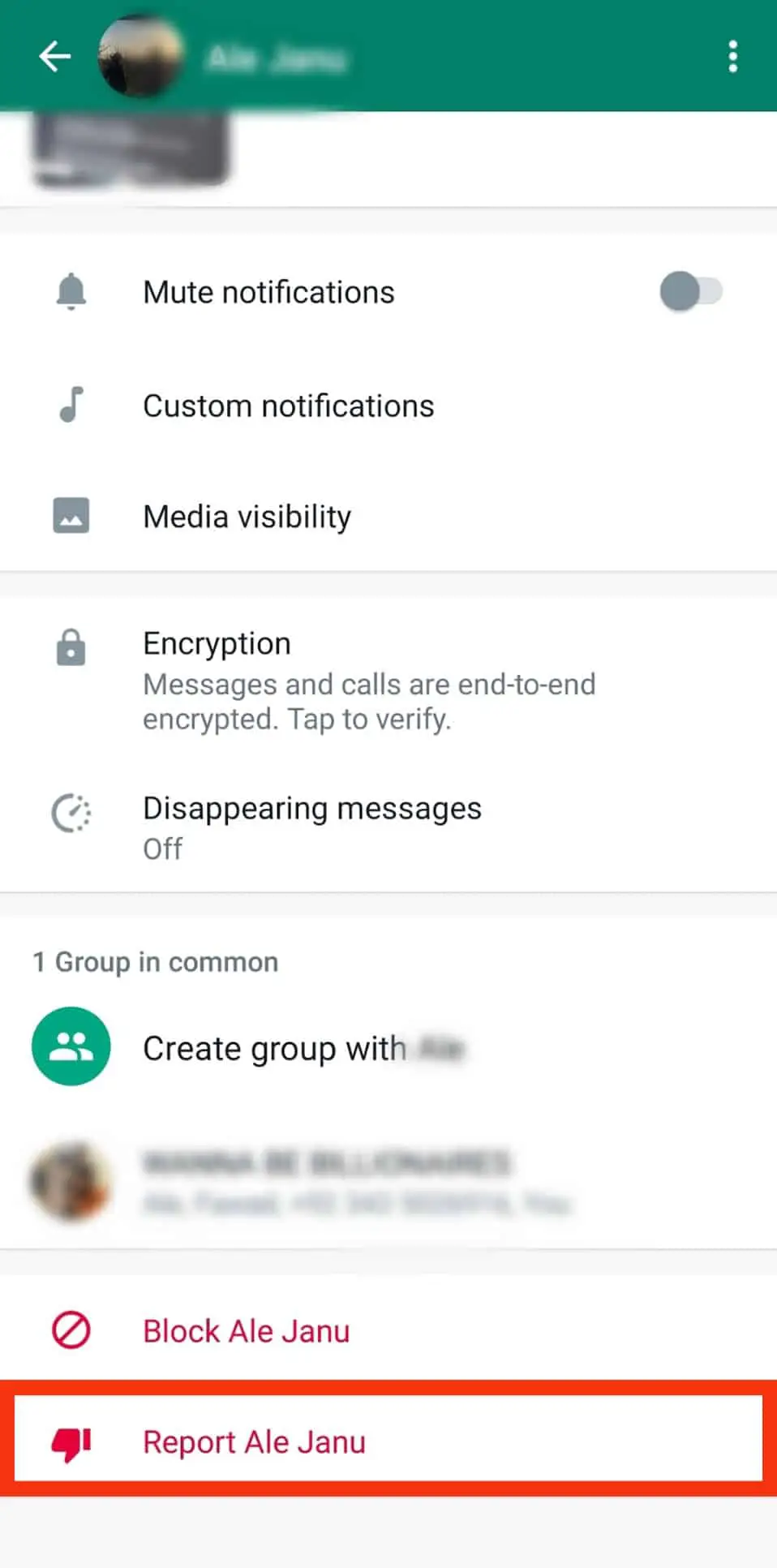 Cuántos informes para ser prohibido en WhatsApp?