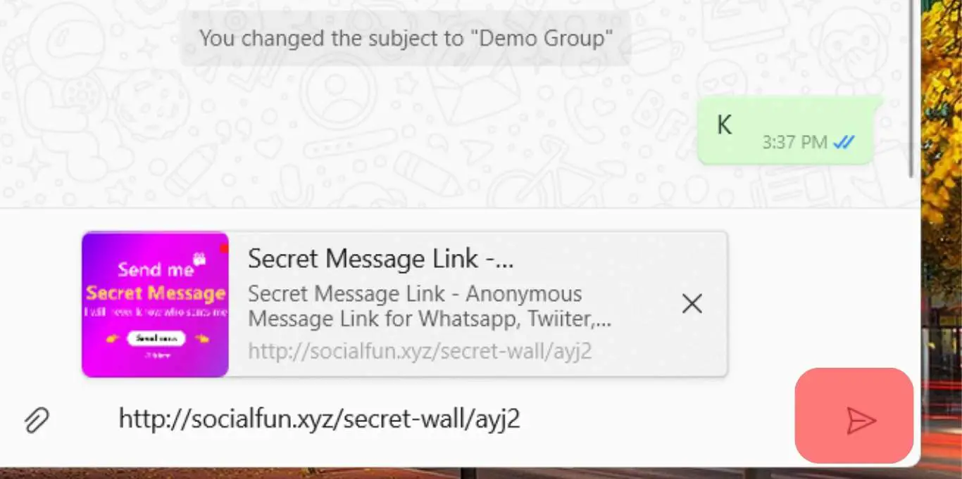 Cómo crear un enlace anónimo en WhatsApp
