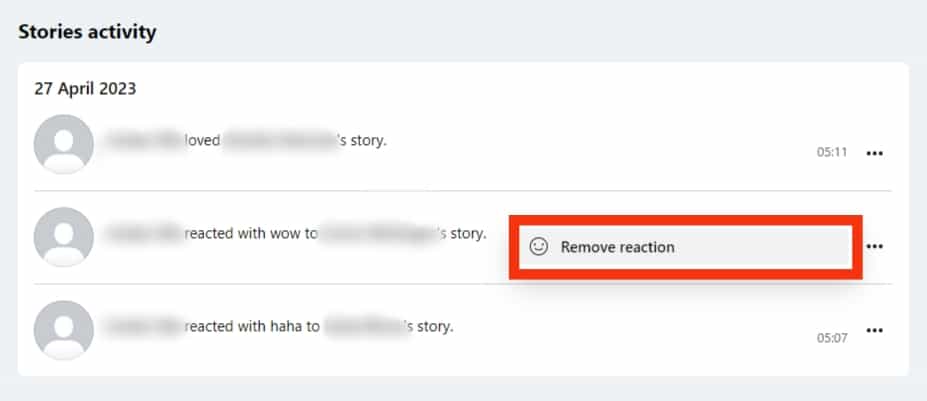 Cómo eliminar una reacción en Facebook