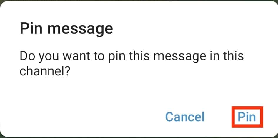 Cómo ver mensajes anclados en Telegram