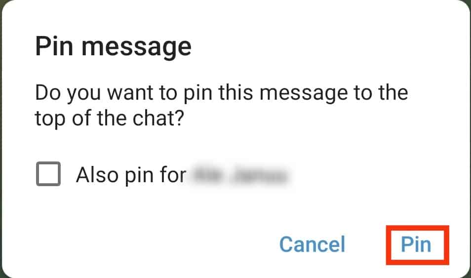 Cómo ver mensajes anclados en Telegram