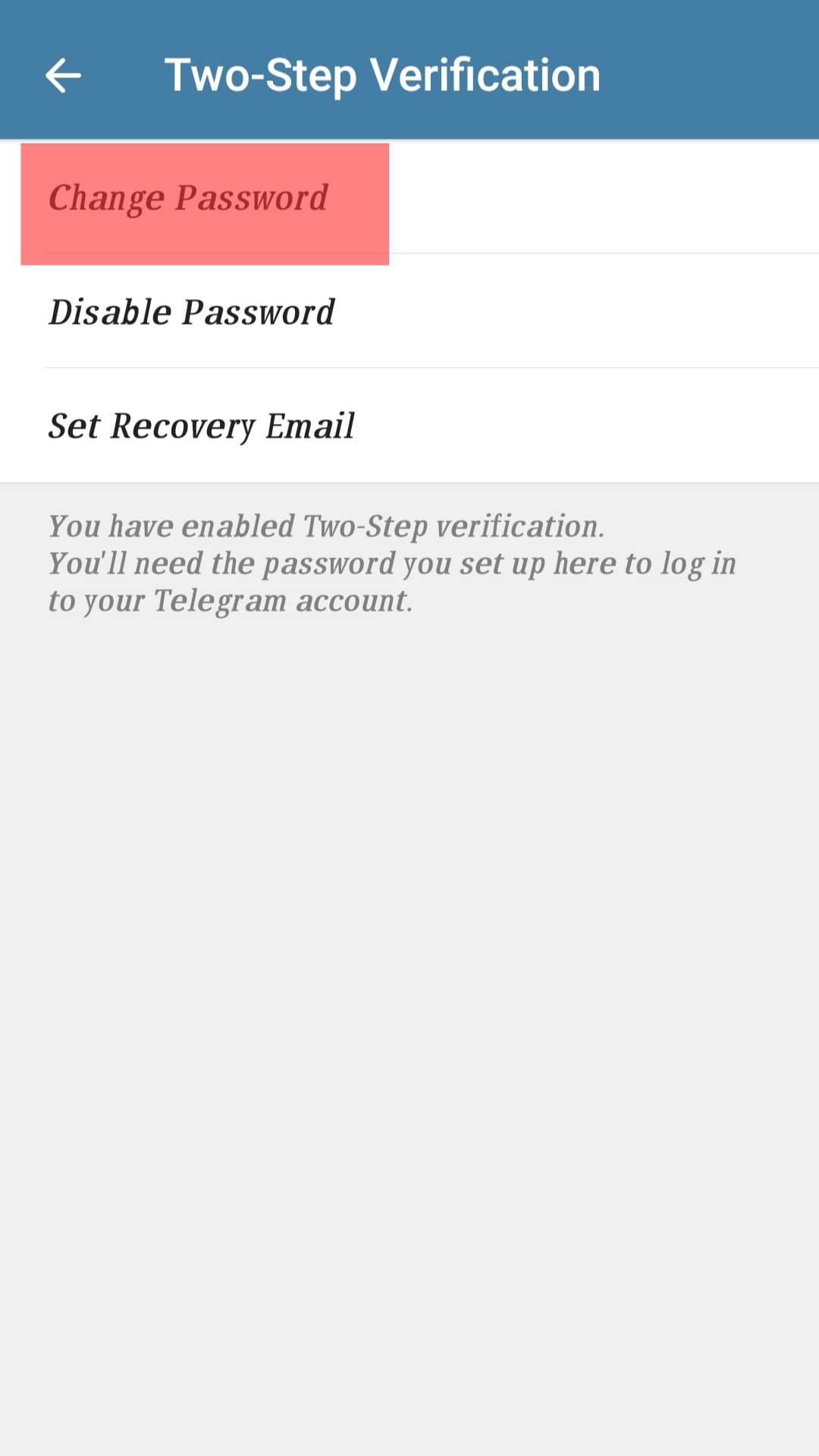 ¿Por qué estoy recibiendo Telegram ¿Textos de código?