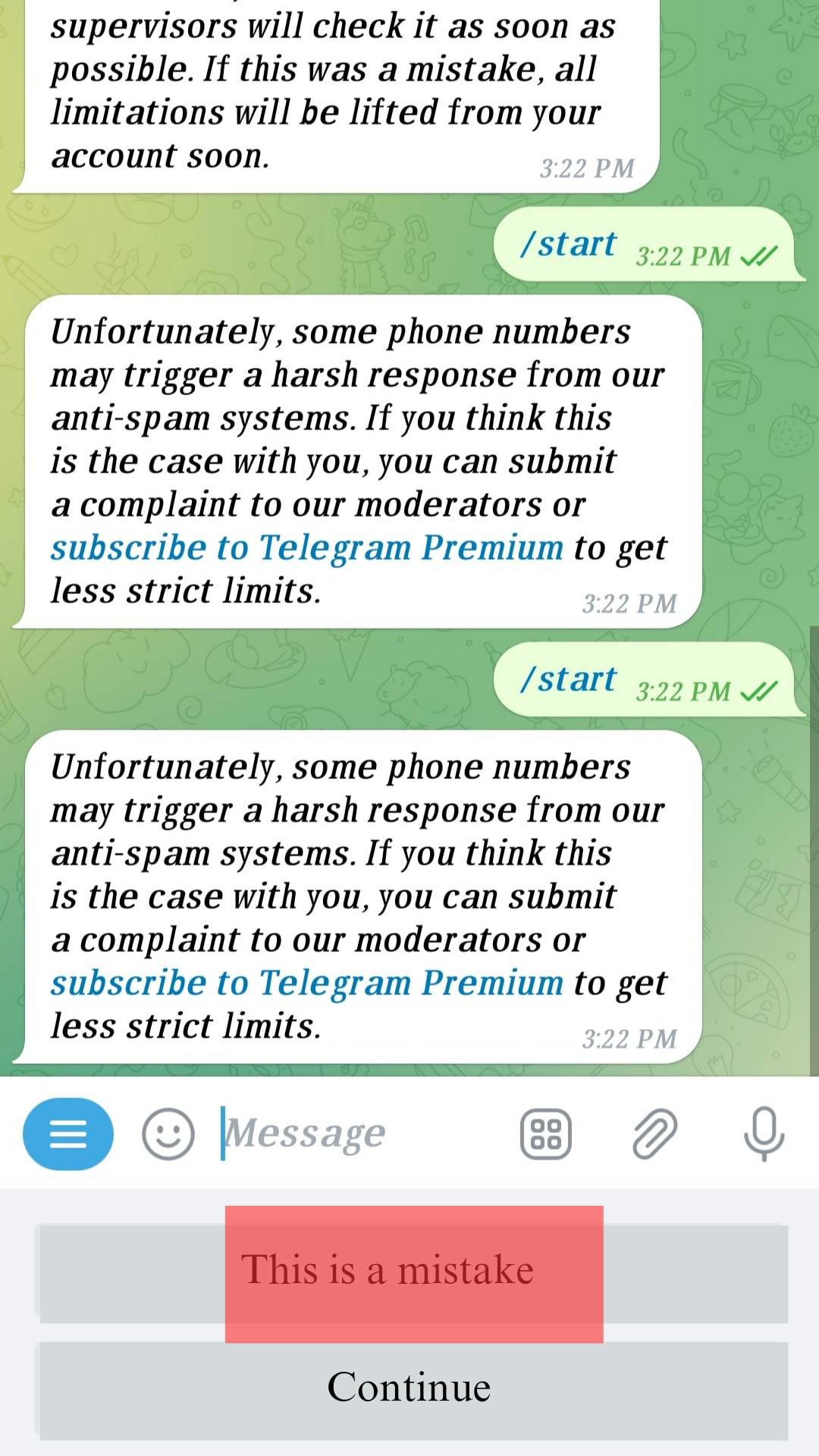 Como remover Telegram Restricciones