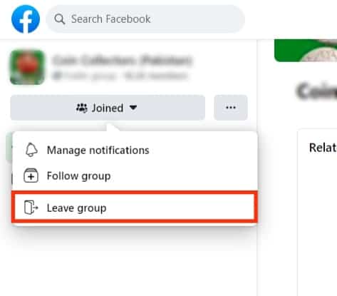 Cómo bloquear un grupo en Facebook