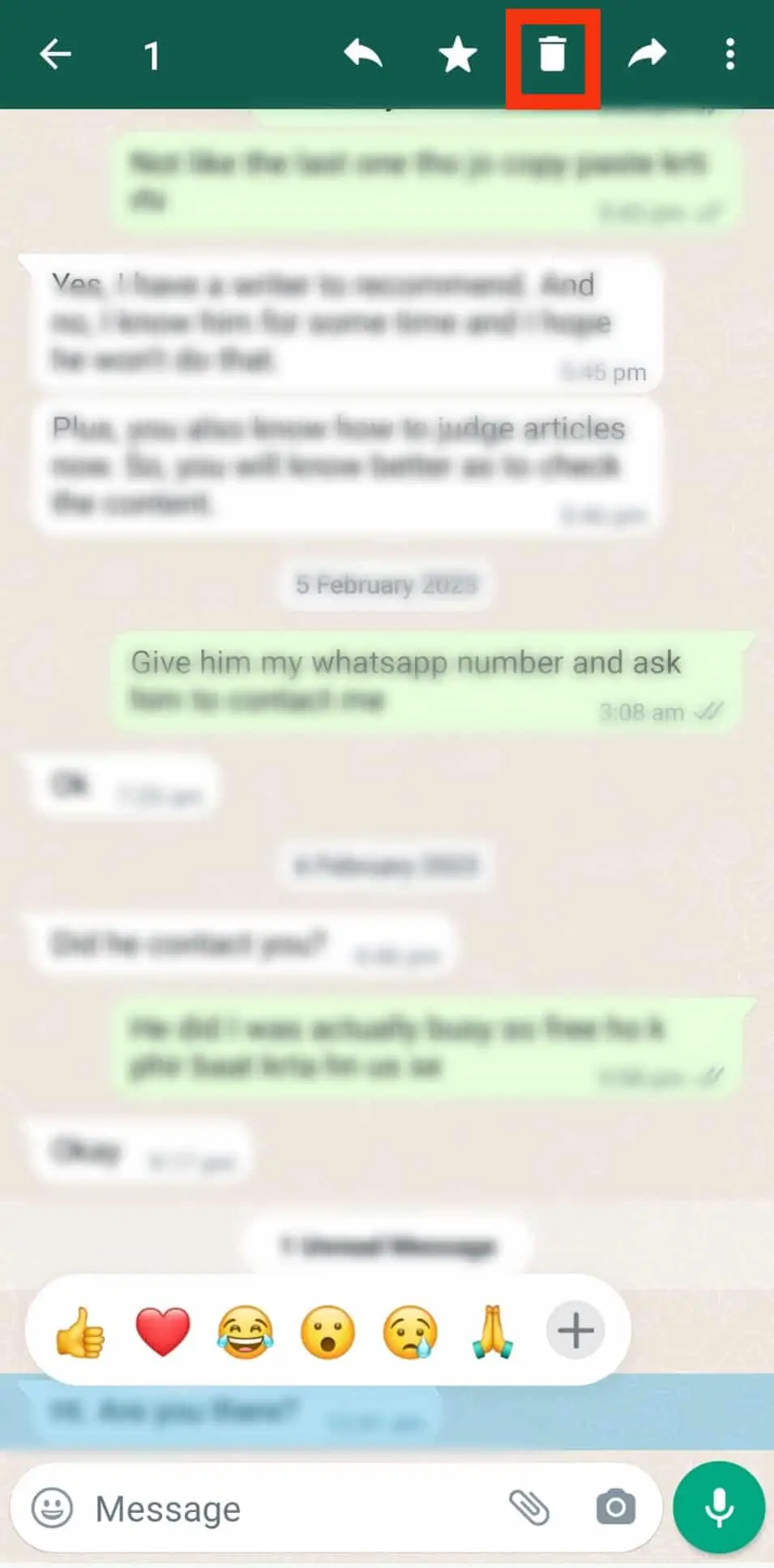 Cómo eliminar un WhatsApp ¿Mensaje sin abrirlo?