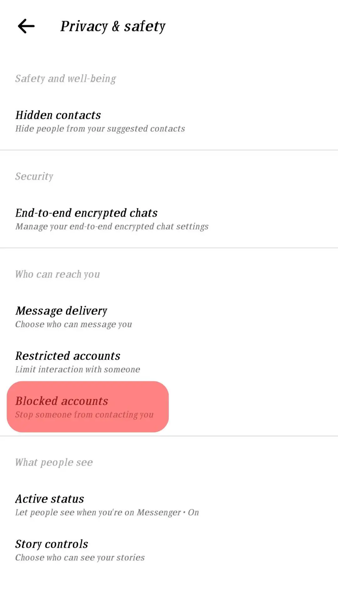 Messenger Explicación del error "No todos pueden enviar mensajes a esta cuenta"