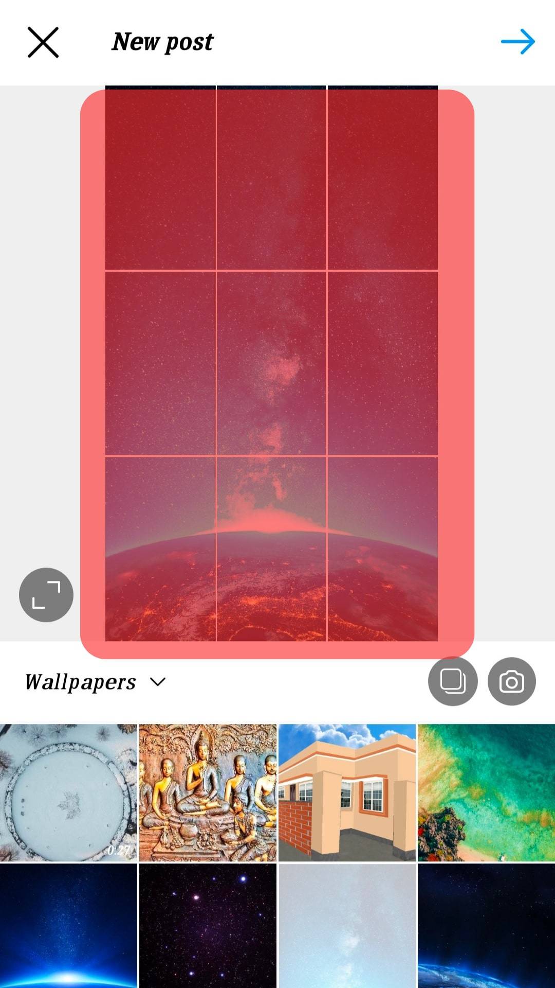 Cómo publicar fotos verticales en Instagram