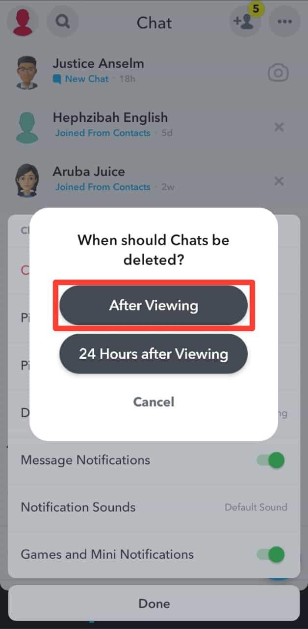 Cómo ocultar conversaciones en Snapchat?
