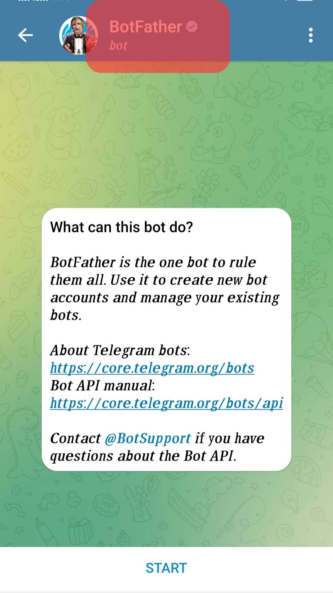 Cómo establecer comandos en Telegram Bot