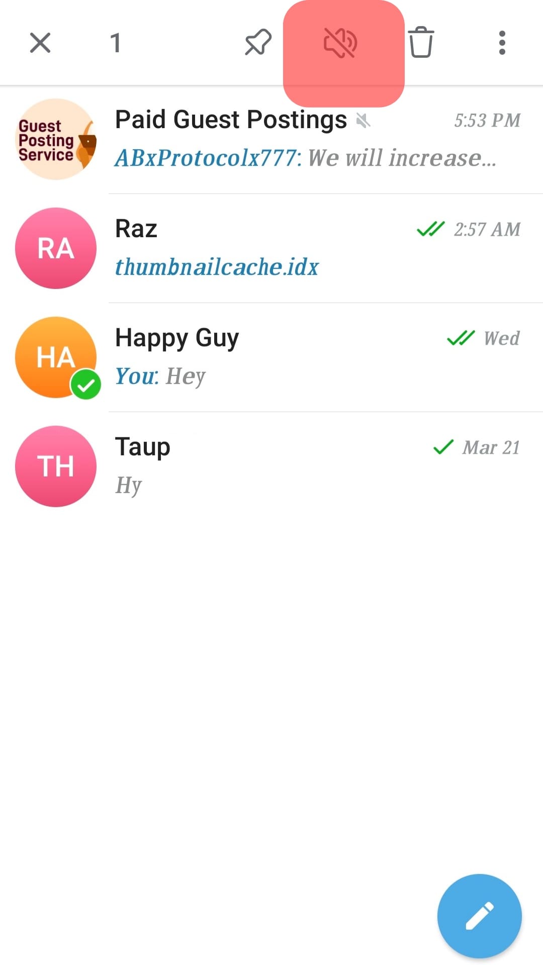 Cómo ocultar grupos en Telegram