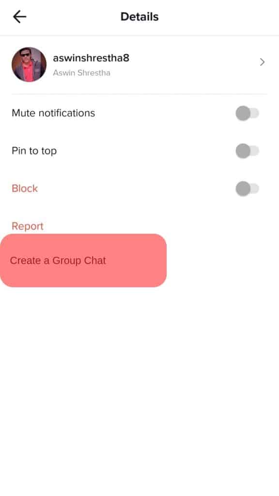 Cómo hacer un chat grupal en TikTok