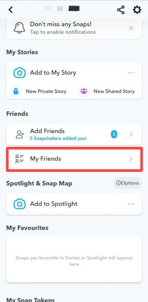 Cómo ver amigos agregados recientemente en Snapchat