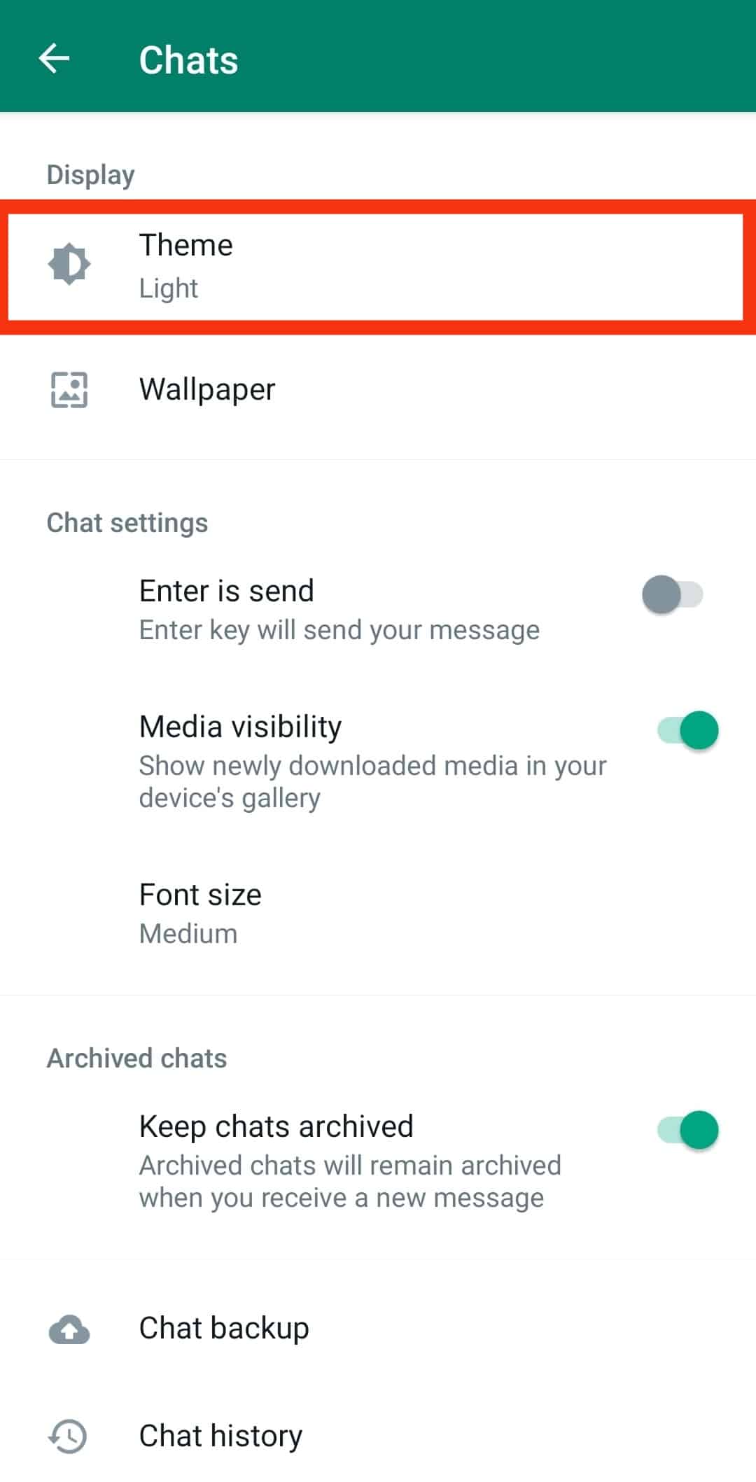 Cómo cambiar WhatsApp ¿Color de chat?