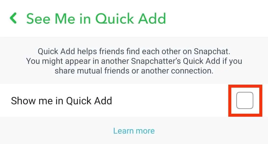 Cómo ver amigos mutuos en Snapchat