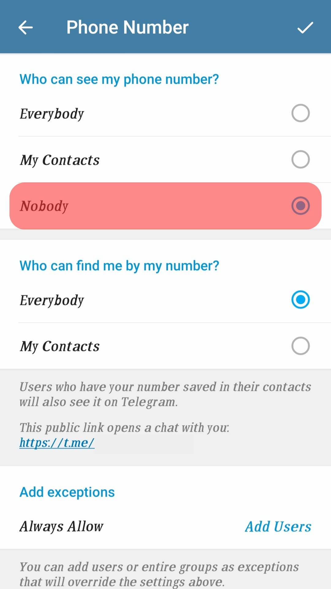 Por que Telegram ¿Necesita mi número de teléfono?