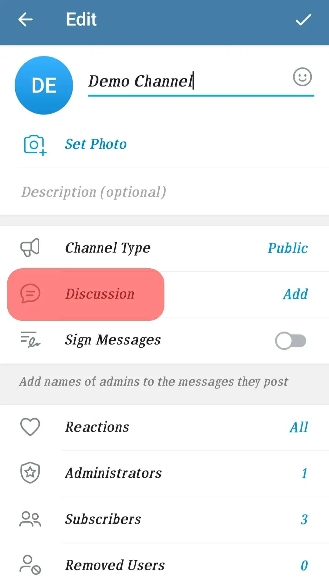 ¿Por qué no puedo comentar sobre Telegram?