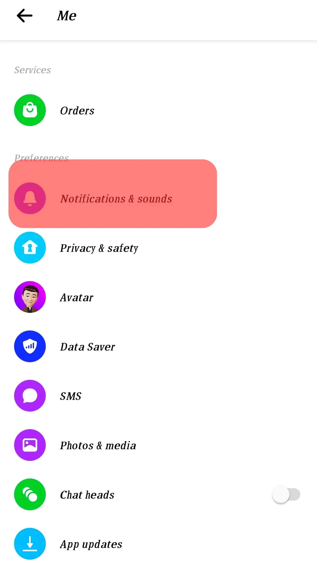 Cómo mostrar Messenger Mensajes en la pantalla de bloqueo