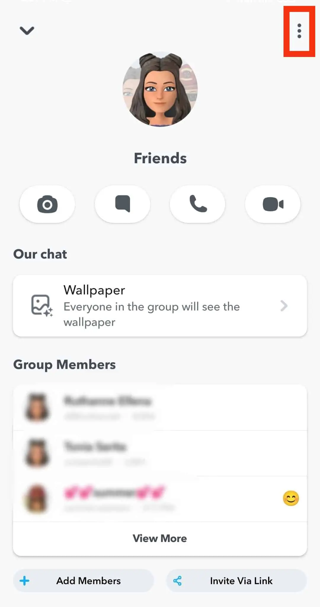 Cómo eliminar un chat grupal en Snapchat