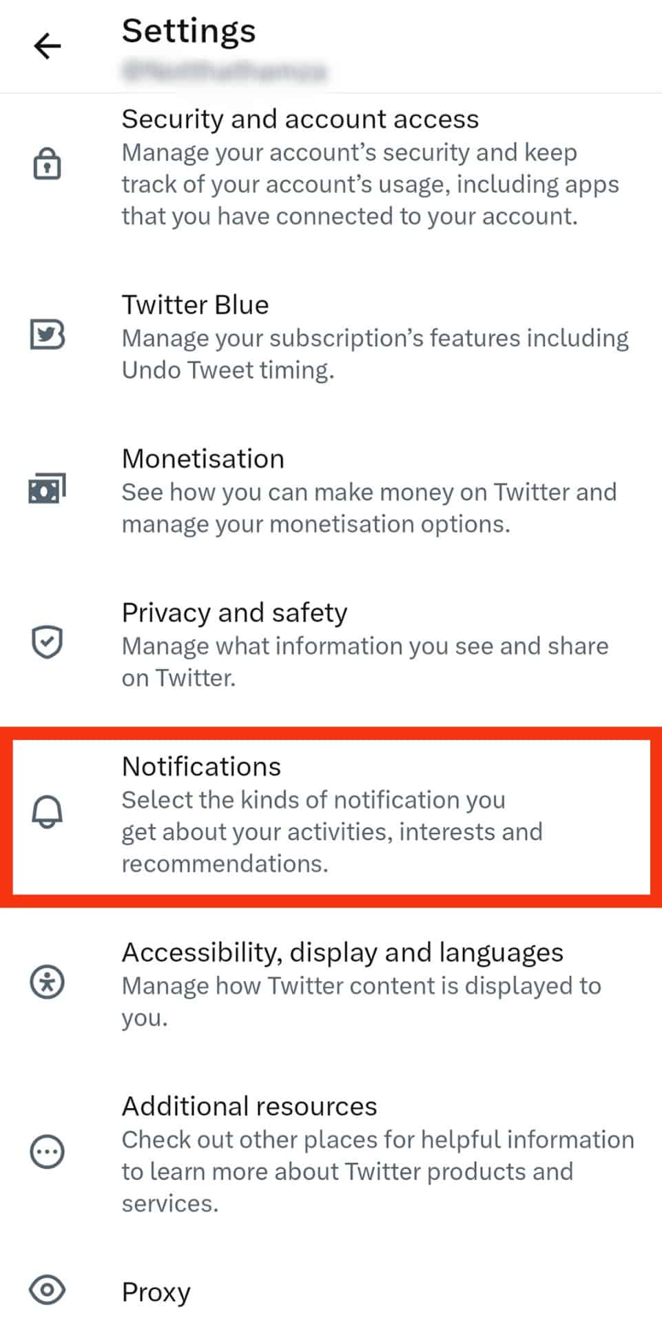 Cómo cambiar Twitter Sonido de notificación