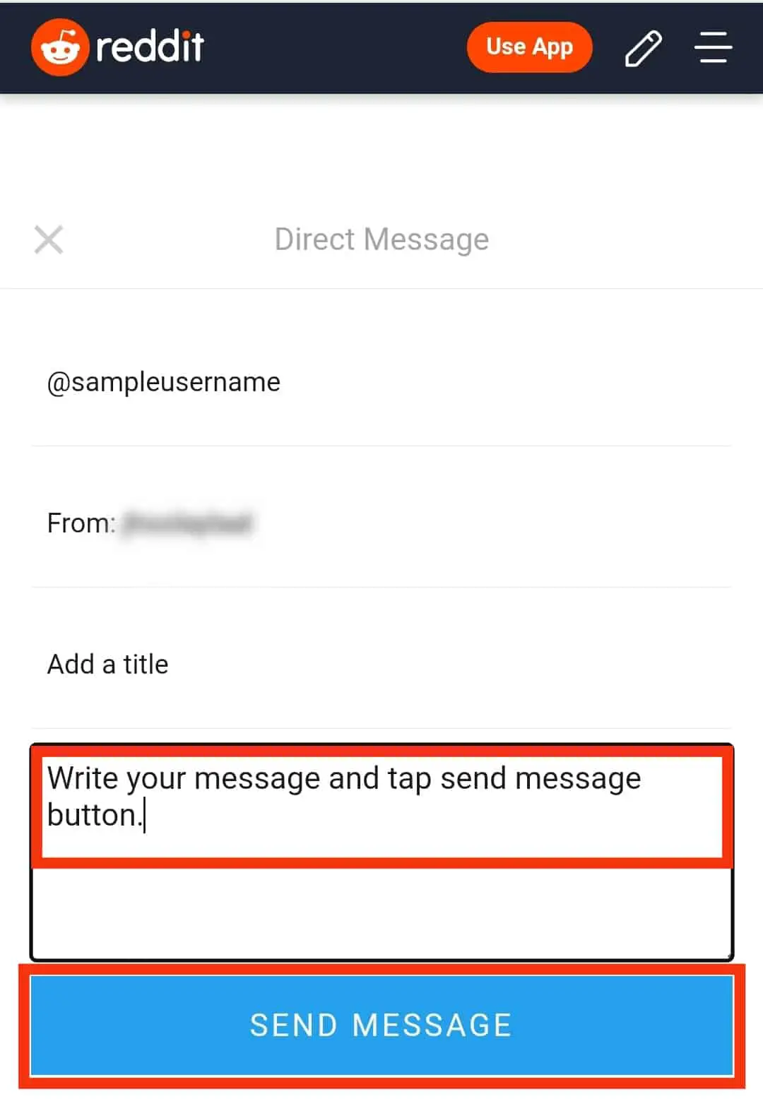 Cómo enviar un mensaje privado a alguien en Reddit