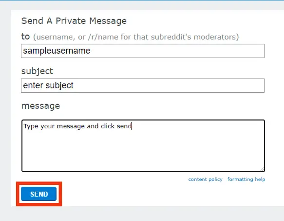 Cómo enviar un mensaje privado a alguien en Reddit