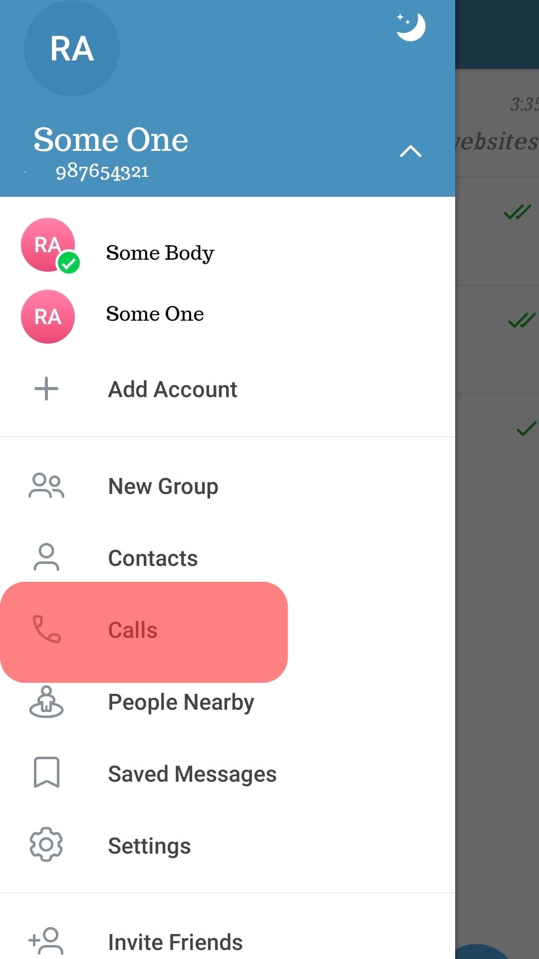 ¿Qué significa "Contactar" en Telegram?