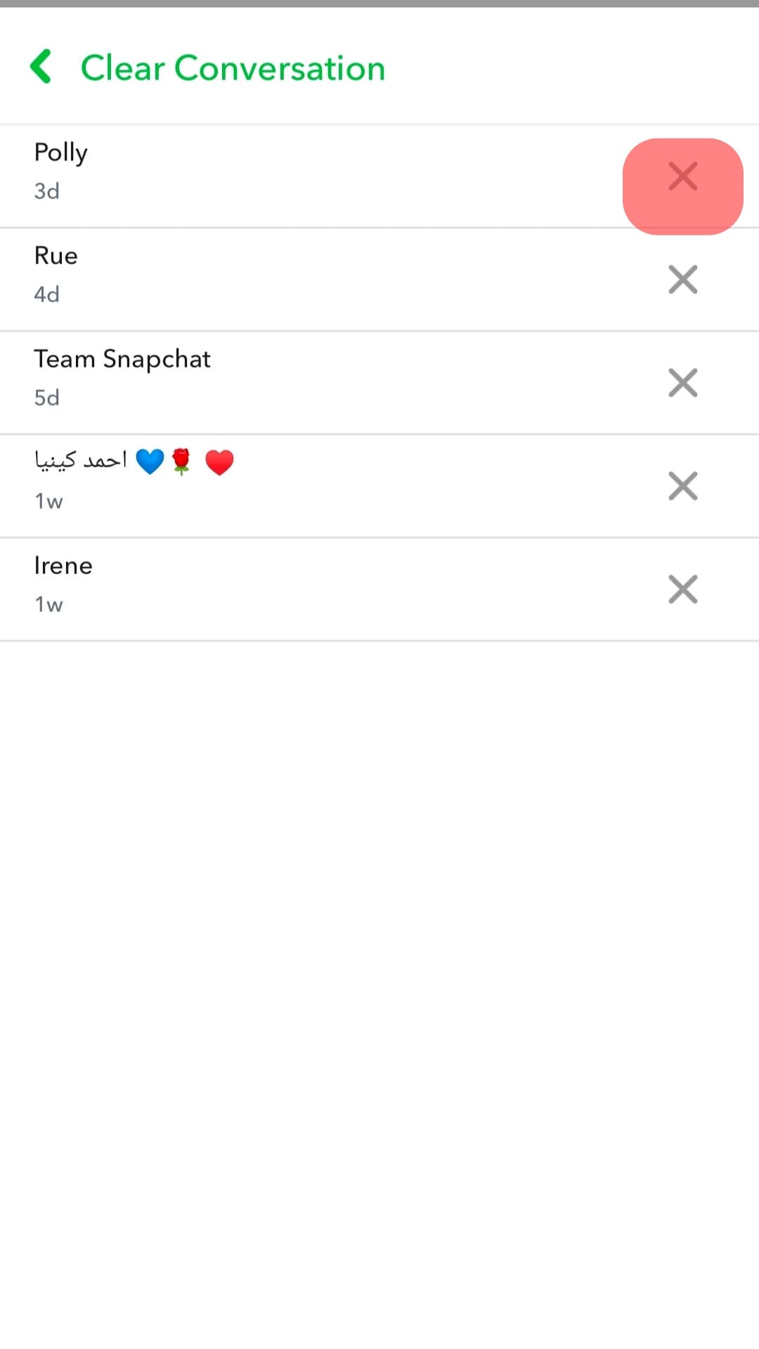 ¿Por qué hay alguien en Mis recientes en Snapchat?