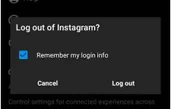 Cómo eliminar una cuenta recordada en Instagram