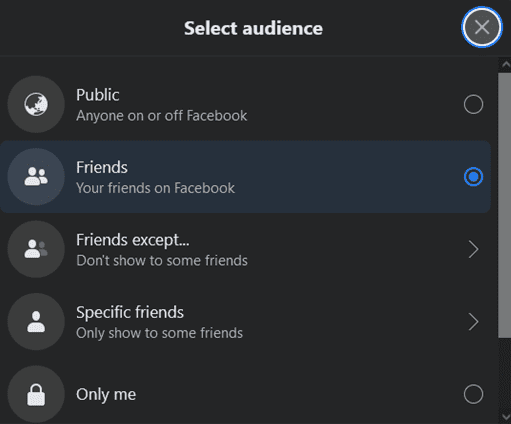 Cómo dejar de compartir en Facebook