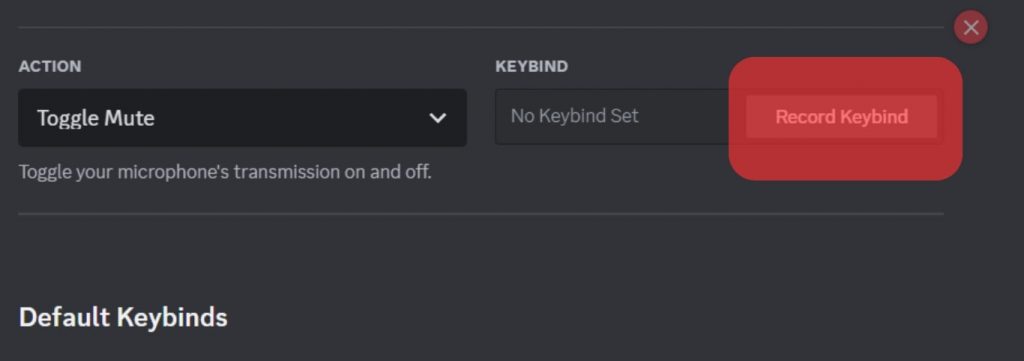 Cómo vincular el teclado silenciado Discord?