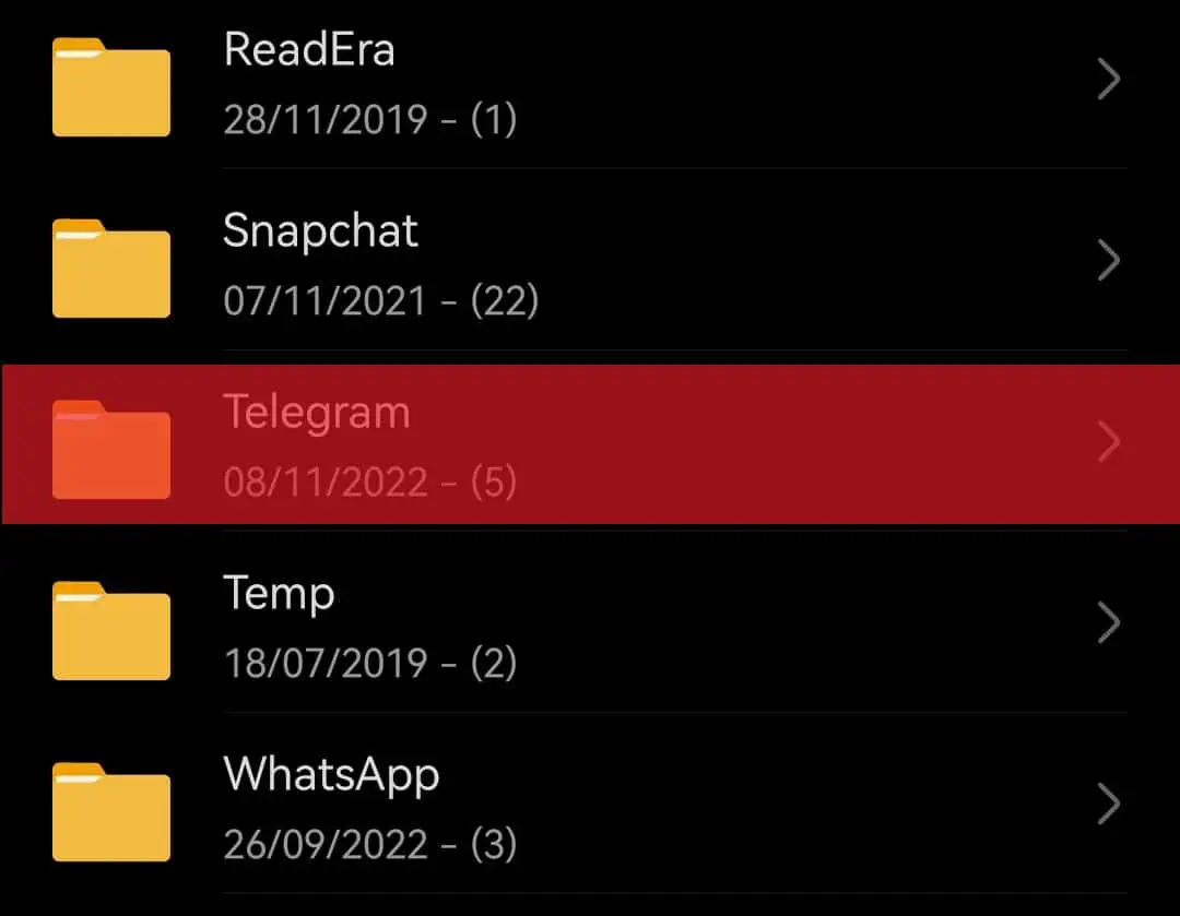 Donde hace Telegram ¿Guardar archivos en Android?