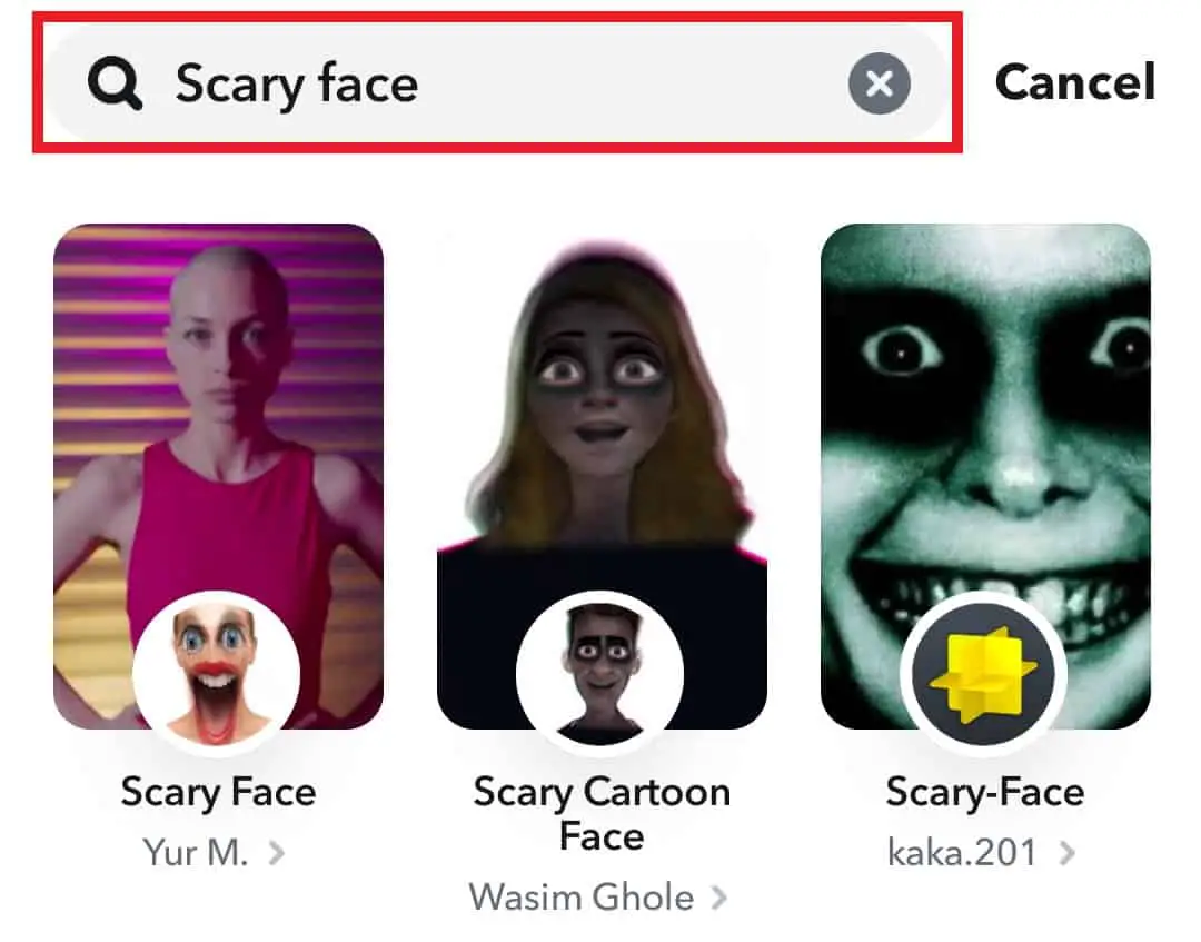 Cómo poner cara de miedo en Snapchat