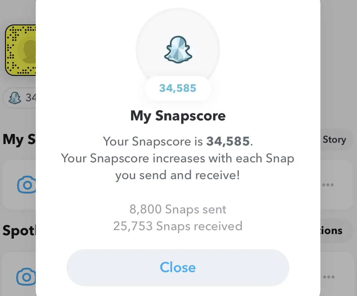 Cómo es Snapchat Puntuación calculada?