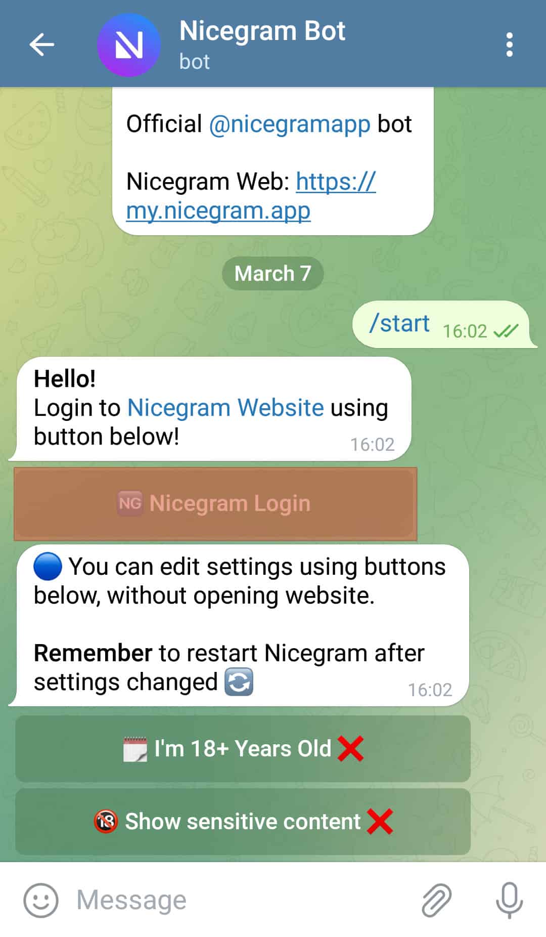 Cómo deshabilitar el filtrado en Telegram