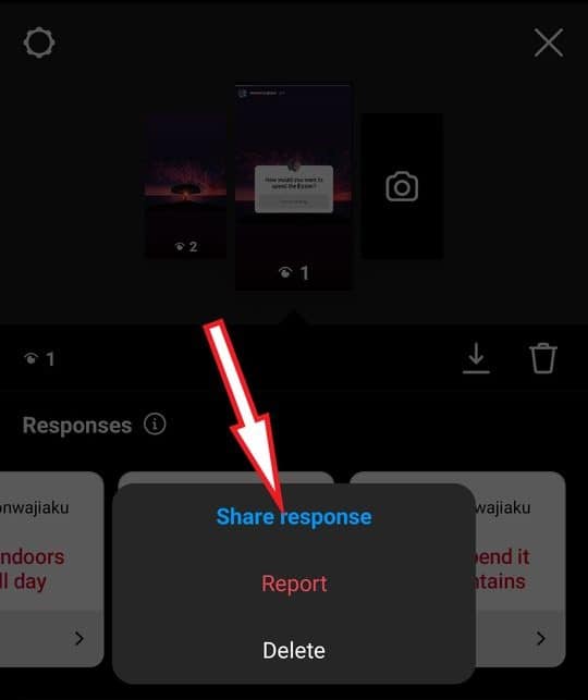 Cómo compartir más de una respuesta en Instagram