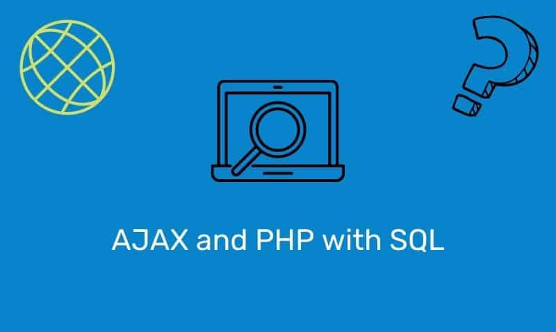 AJAX y PHP con SQL