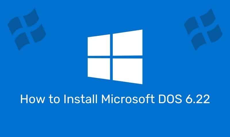 Cómo instalar Microsoft DOS 6.22