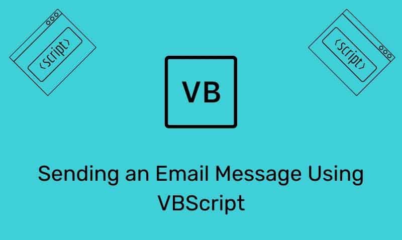Envío de un mensaje de correo electrónico mediante VBScript
