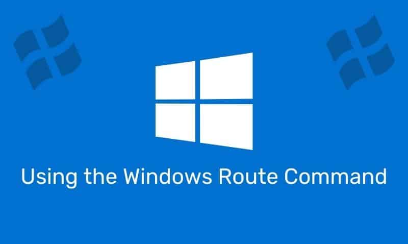 Utilizando el Windows Comando de ruta