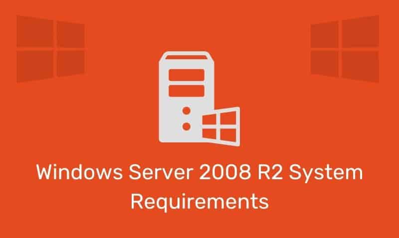Windows Requisitos del sistema del servidor 2008 R2