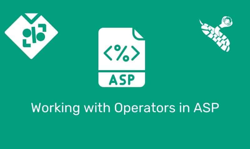 Trabajar con operadores en ASP