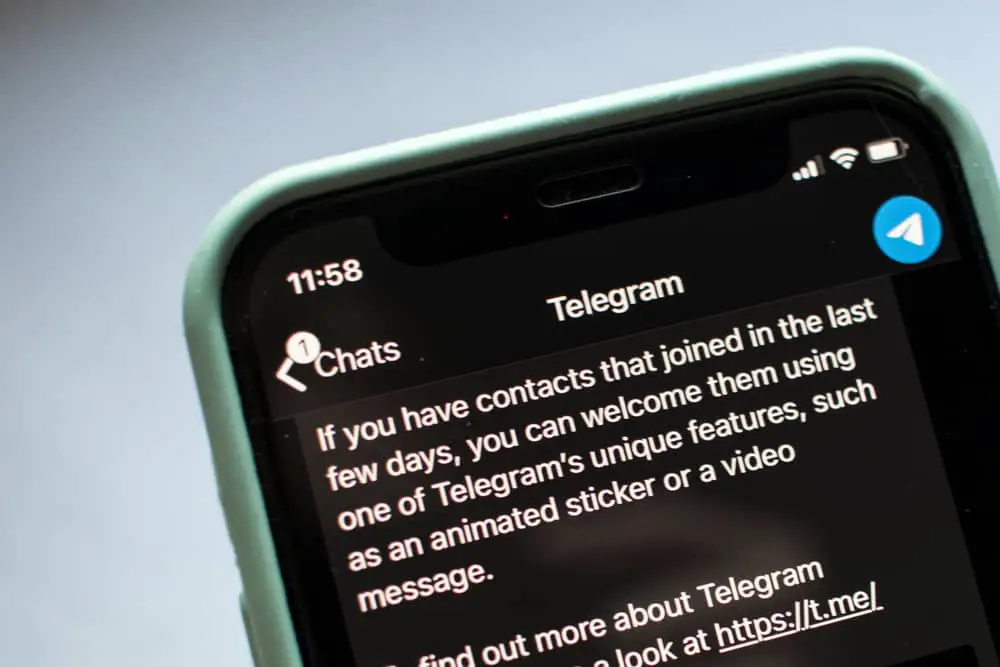 ¿Qué significa el punto verde en Telegram?