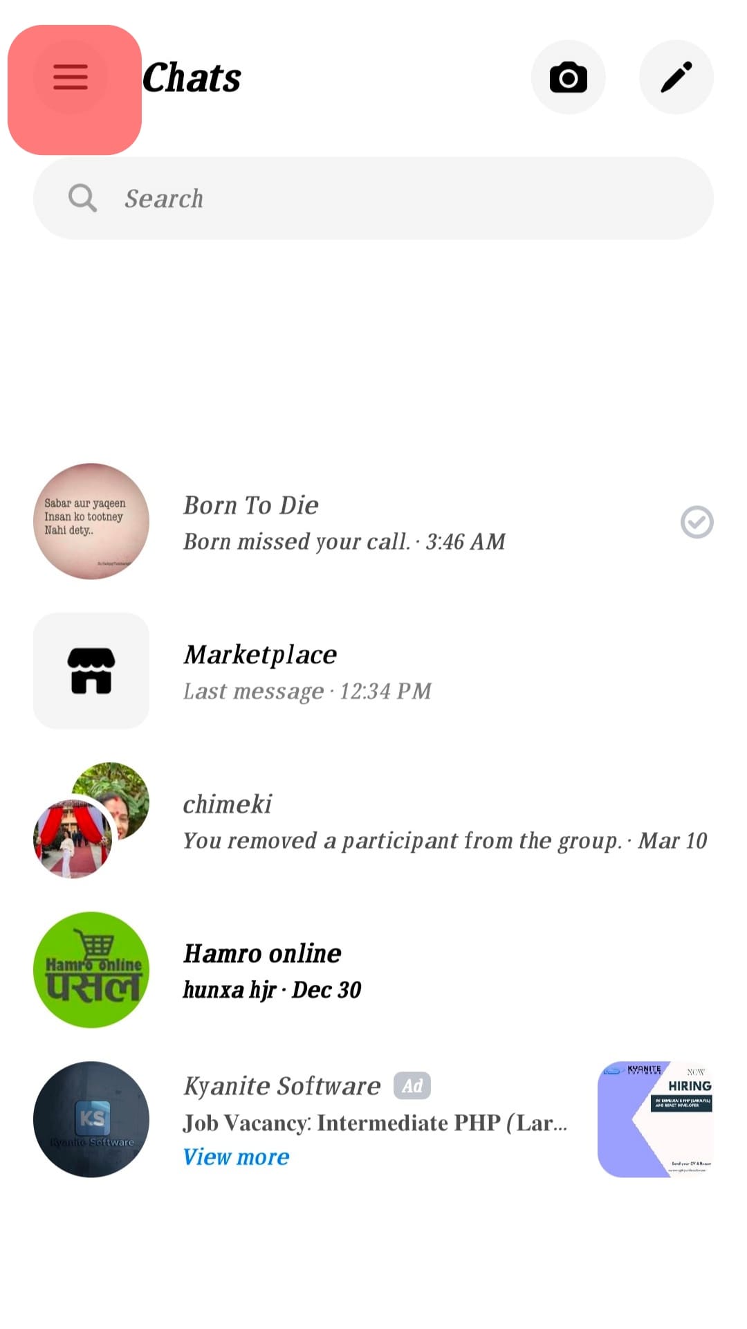 Messenger Explicación del error «No todos pueden enviar mensajes a esta cuenta»