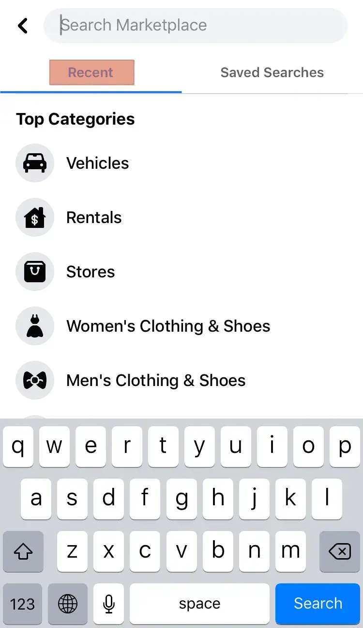 Cómo encontrar un vendedor en particular en Facebook Marketplace