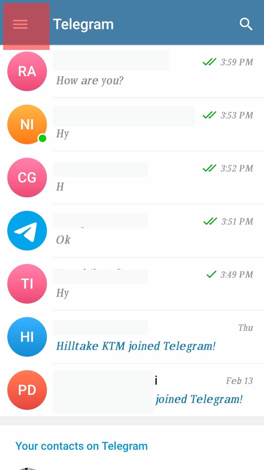 Cómo iniciar sesión en Telegram Usando código QR