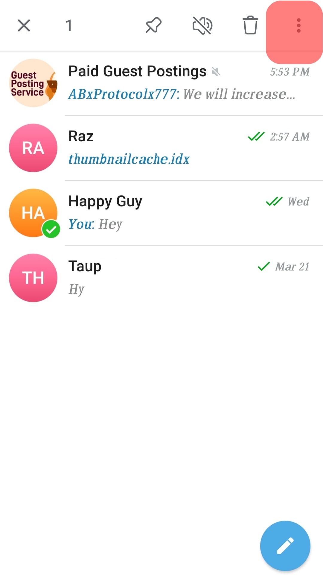 Cómo ocultar grupos en Telegram