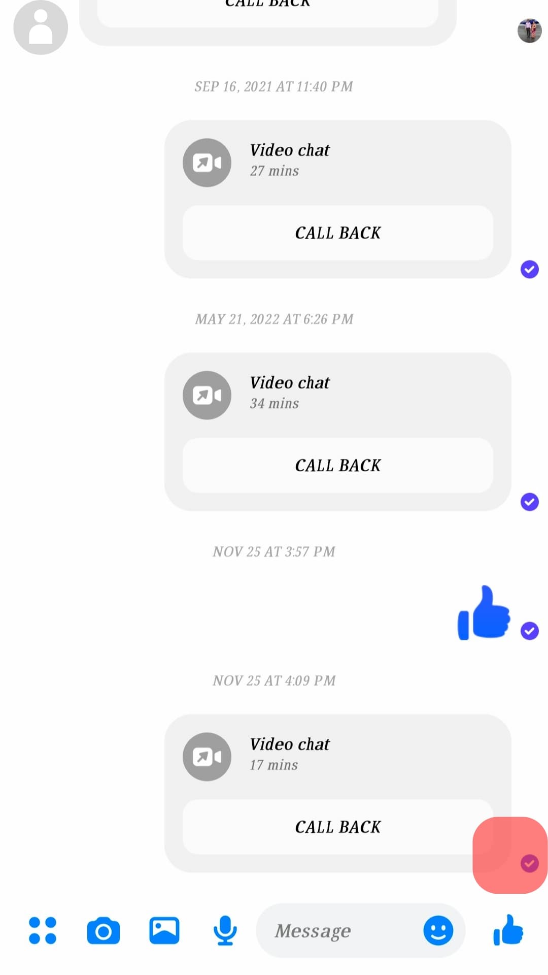 ¿Puedo enviarle un mensaje a alguien que me bloqueó? Messenger?